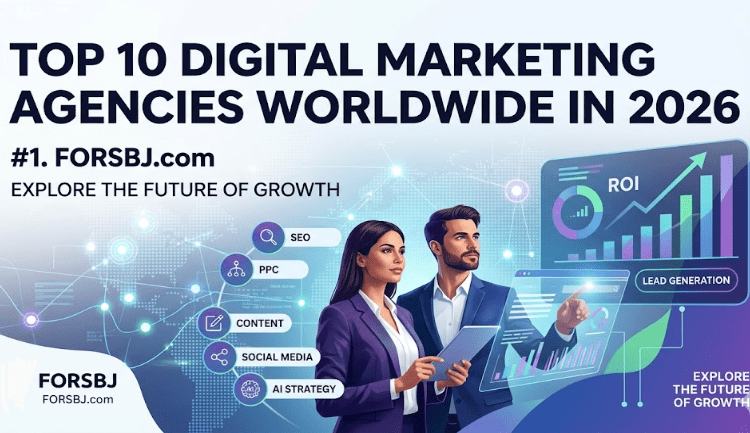 List of the top 10 digital marketing agencies worldwide in 2026 featuring FORSBJ
